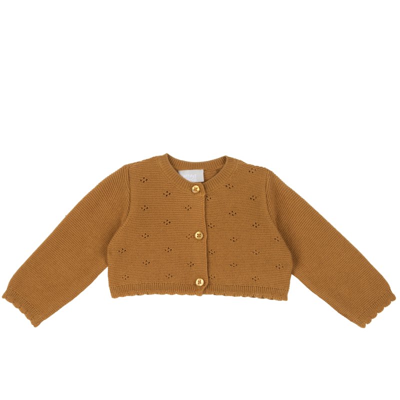CARDIGAN - DARK YELLOW