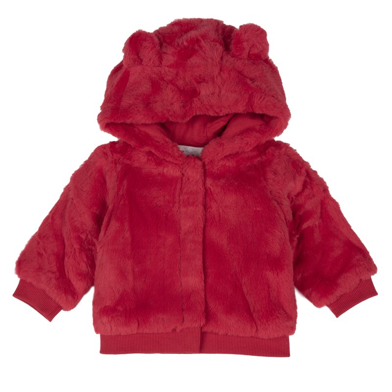FUR COAT - MEDIUM RED