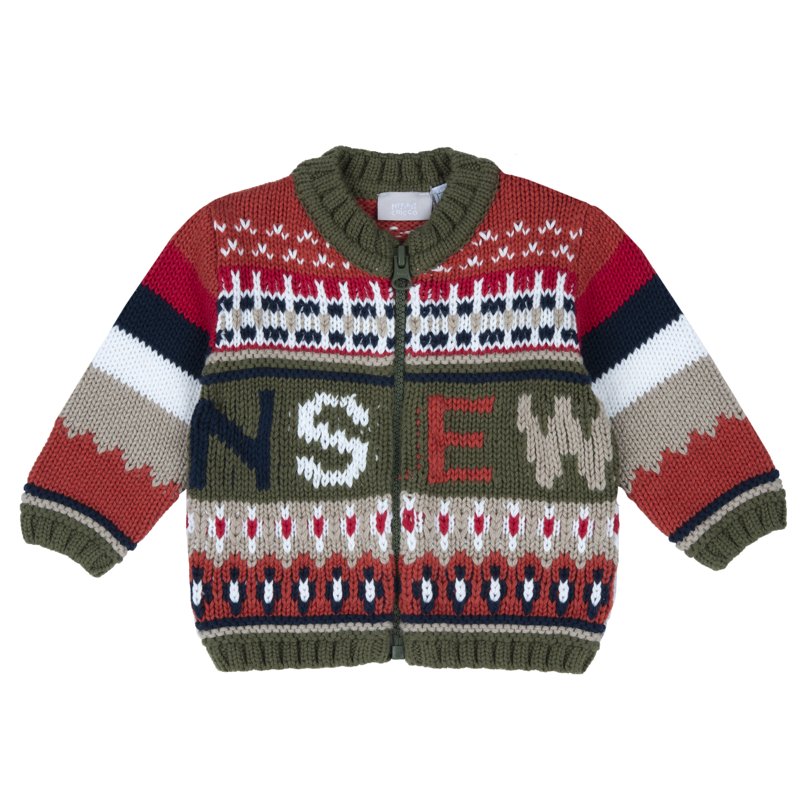 CARDIGAN - MEDIUM GREEN