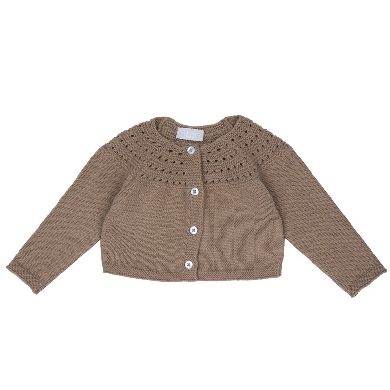 CARDIGAN - DARK NATURAL
