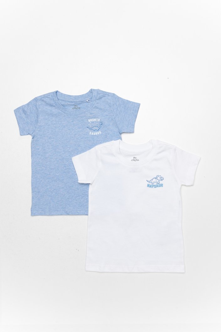 T-SHIRT SHORT SLEEVE 2 PACK - LIGHT BLUE