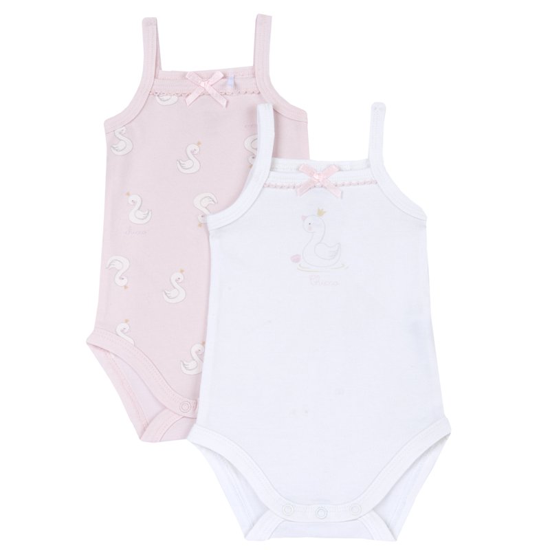 BODYSUIT SLEEVELESS 2 PACK - LIGHT PINK