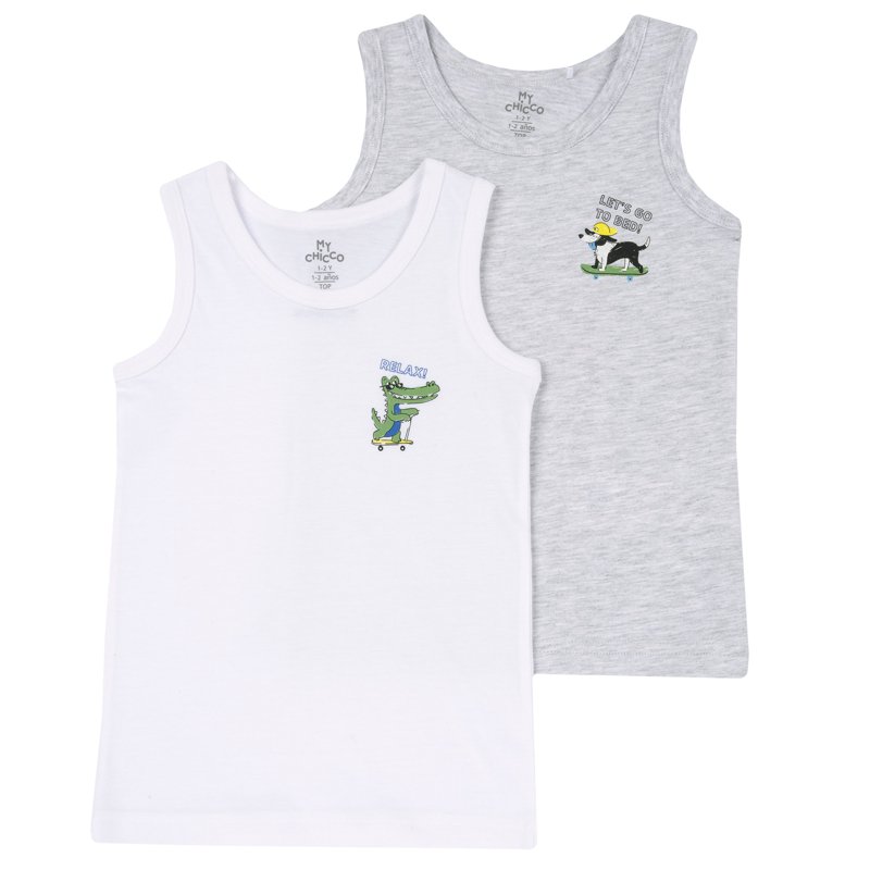 TANK TOP 2 PACK - LIGHT GREY