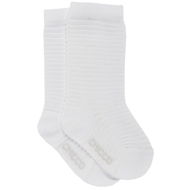KNEE-HIGH SOCKS - WHITE