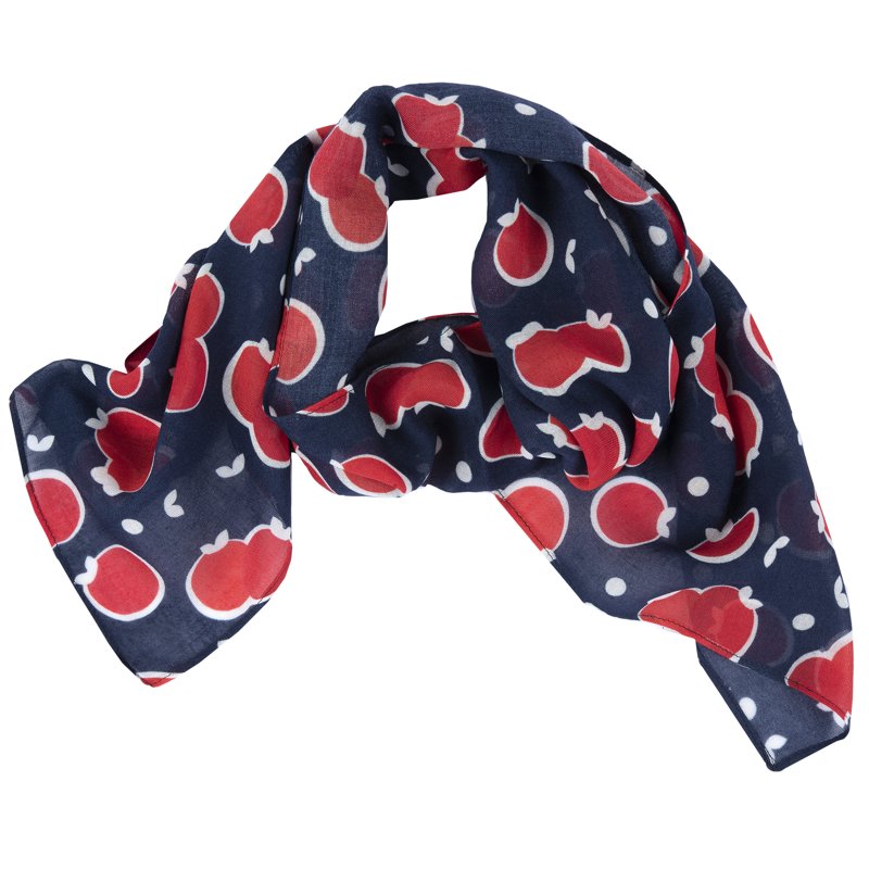 SCARF - BLUE PRINTED