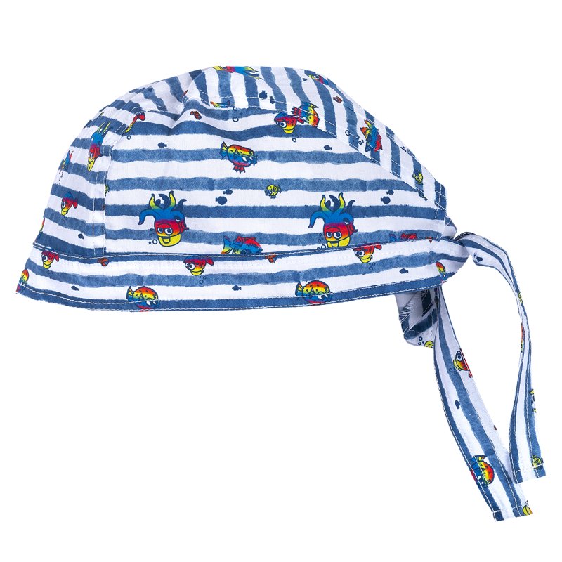 BANDANA - WHITE/BLUE