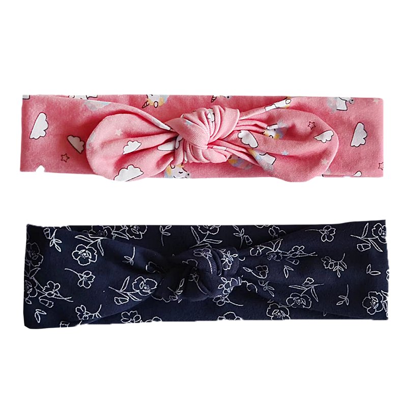 SET 2: HAIR ACCESSORIES - MEDIUM PINK
