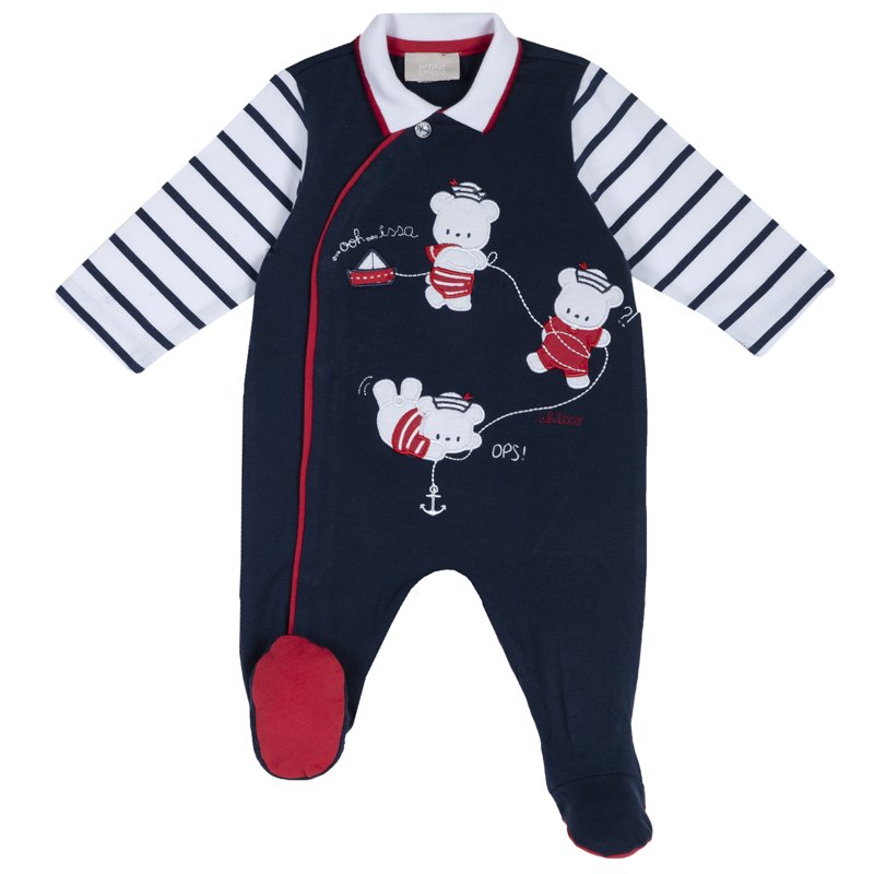 JUMPSUIT - WHITE/BLUE