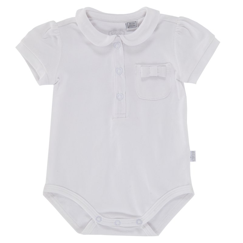 BODYSUIT SHORT SLEEVE - WHITE