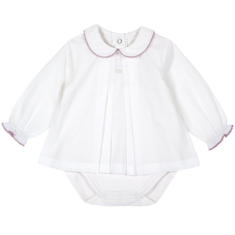 BODYSUIT LONG SLEEVE - WHITE