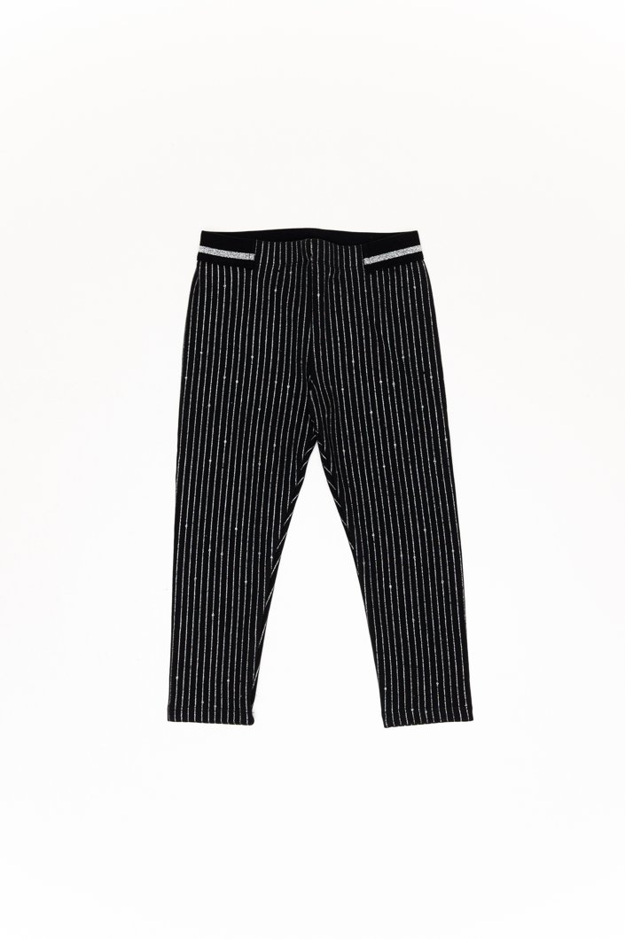 LEGGINGS - GREY STRIPED