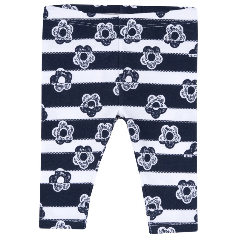 LEGGINGS - WHITE/BLUE