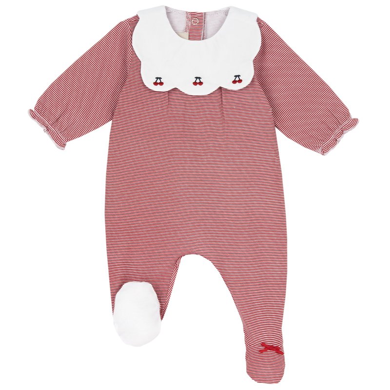 JUMPSUIT - RED STRIPED