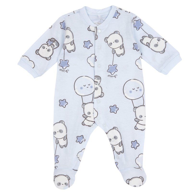 JUMPSUIT - LIGHT BLUE PRINTED