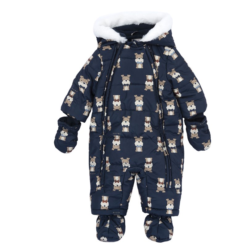 PADDED DOWN JACKET - DARK BLUE