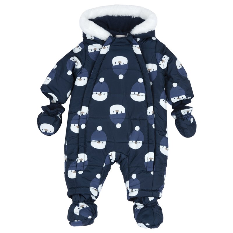 PADDED DOWN JACKET - DARK BLUE