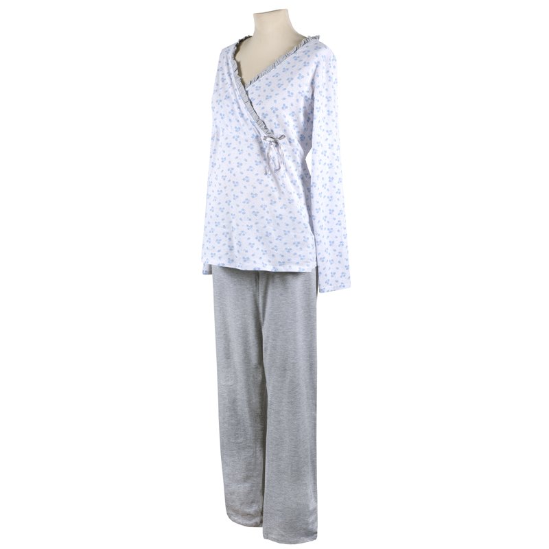PIJAMA LONG SLEEVE - MEDIUM GREY