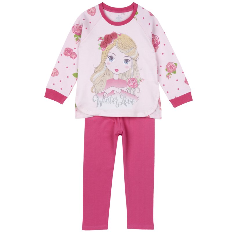 PIJAMA LONG SLEEVE - MEDIUM PINK