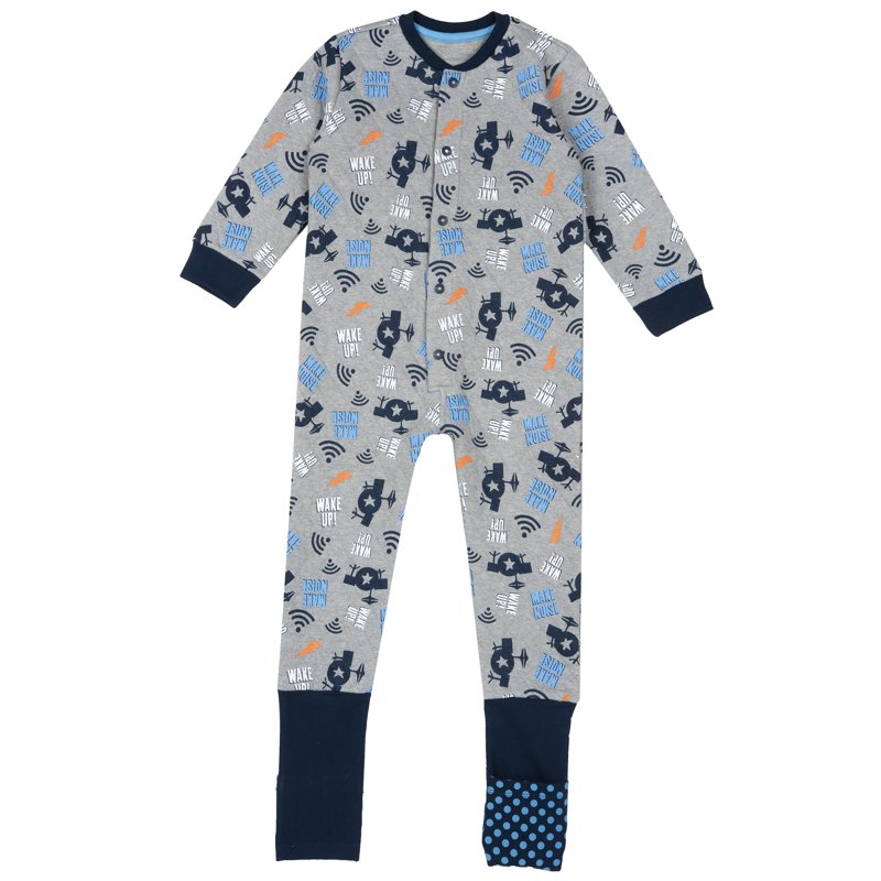 PIJAMA LONG SLEEVE - MEDIUM GREY