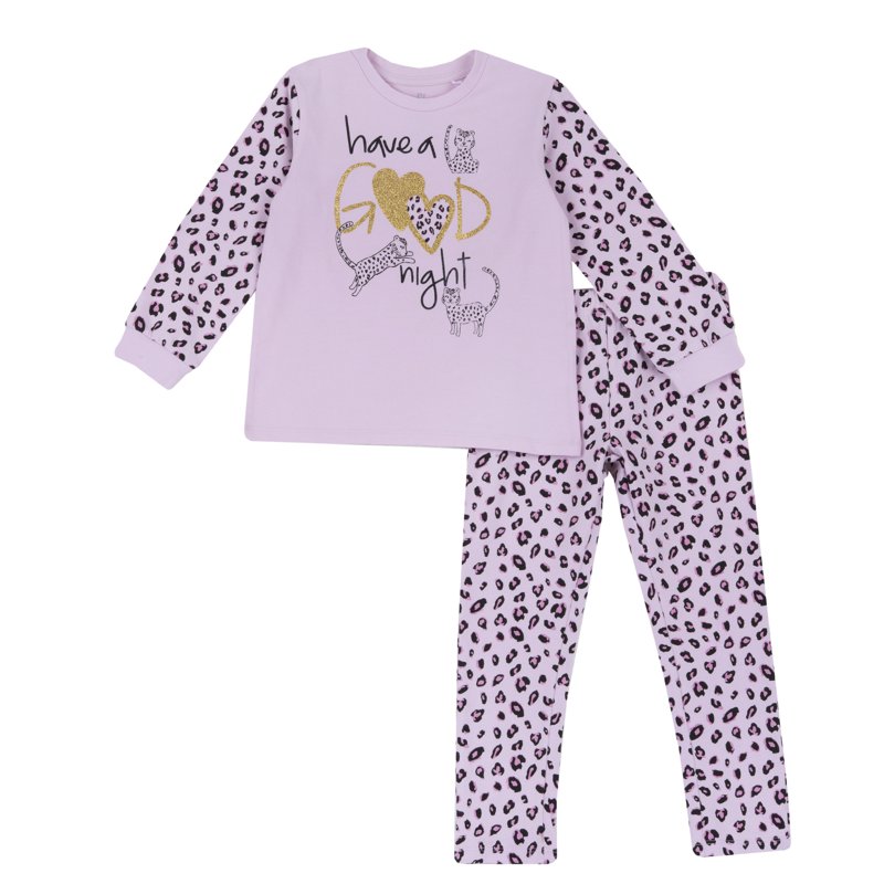 PIJAMA LONG SLEEVE - PINK PRINTED