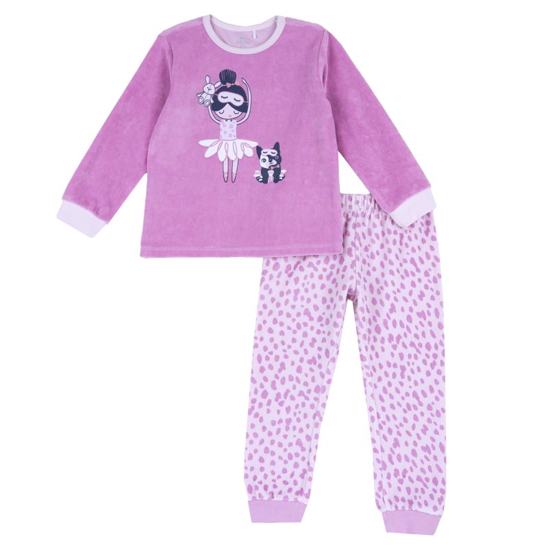 PIJAMA LONG SLEEVE - MEDIUM PINK