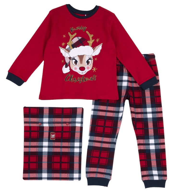 PIJAMA LONG SLEEVE - MEDIUM RED