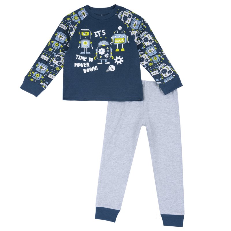 PIJAMA LONG SLEEVE - MEDIUM BLUE
