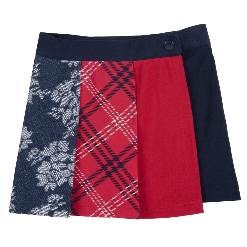 SKIRT - BLUE PRINTED