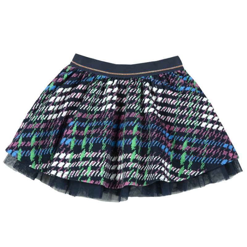 SKIRT - BLUE PRINTED