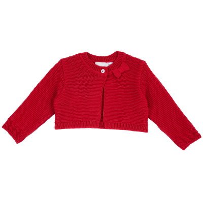 CARDIGAN - DARK RED