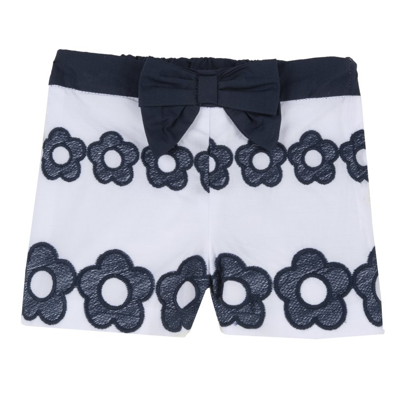SHORTS - WHITE/BLUE