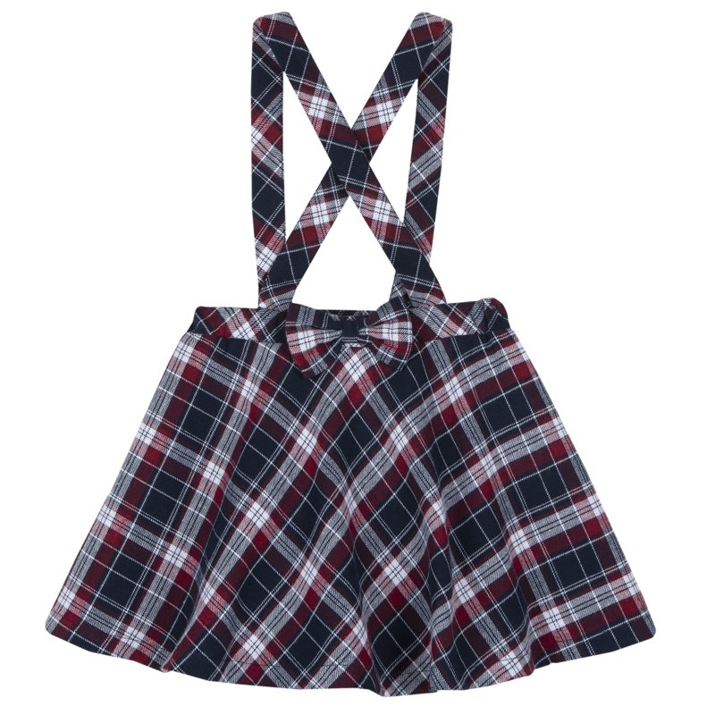 DUNGAREES SKIRT - DARK BLUE