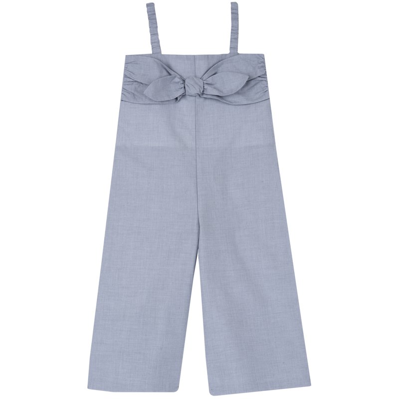 LONG DUNGAREES - MEDIUM GREY