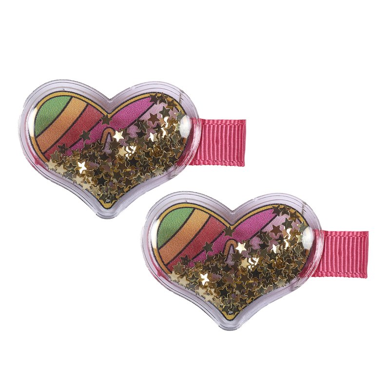 SET 2: HAIR ACCESSORIES - MEDIUM PINK