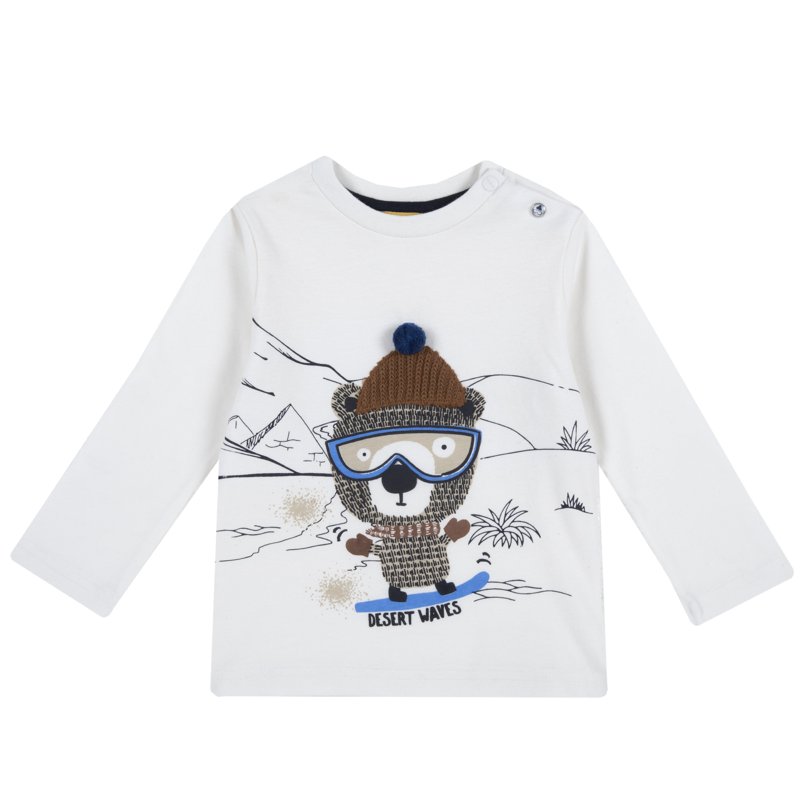 T-SHIRT LONG SLEEVE - WHITE