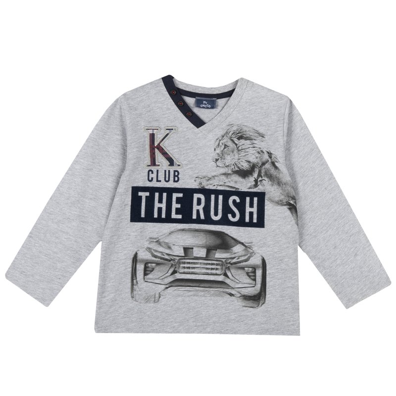 T-SHIRT LONG SLEEVE - MEDIUM GREY