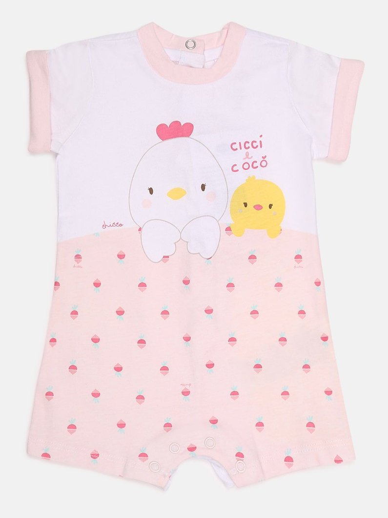 ROMPER SHORT SLEEVE - LIGHT PINK