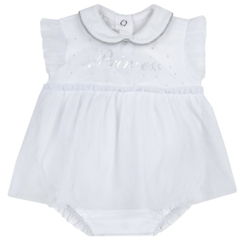 ROMPER SLEEVELESS - WHITE