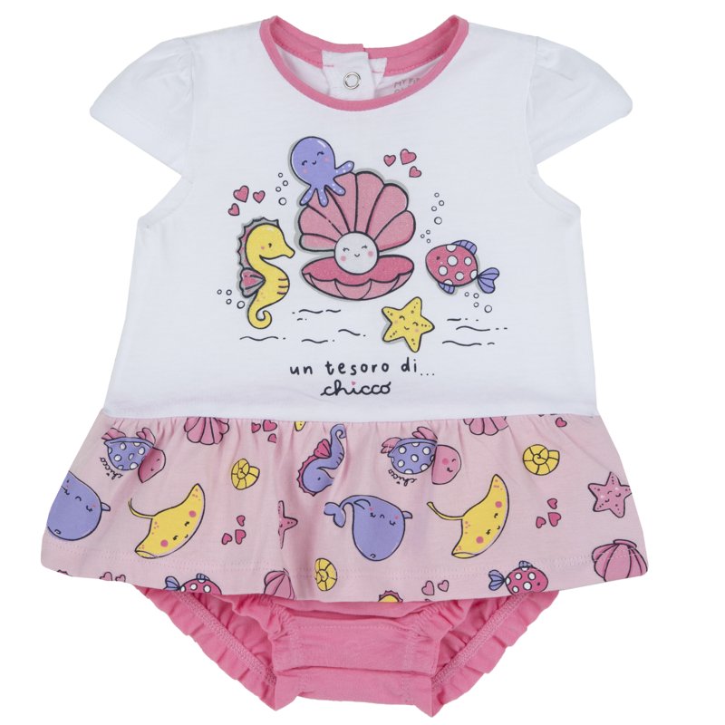 ROMPER SLEEVELESS - MEDIUM PINK