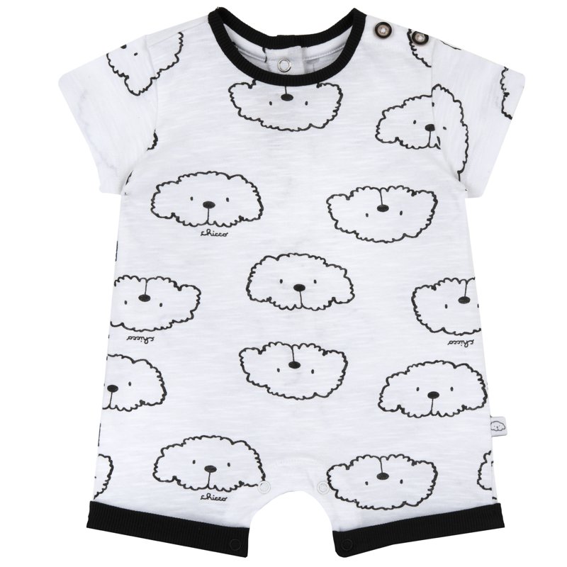 ROMPER SHORT SLEEVE - WHITE