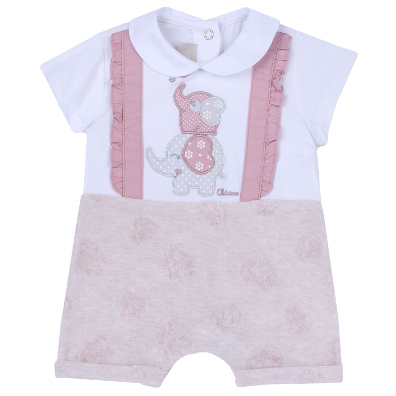 ROMPER SHORT SLEEVE - LIGHT PINK