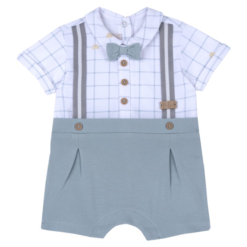 ROMPER SHORT SLEEVE - WHITE