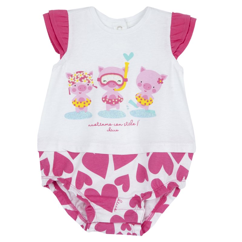 ROMPER SLEEVELESS - DARK PINK