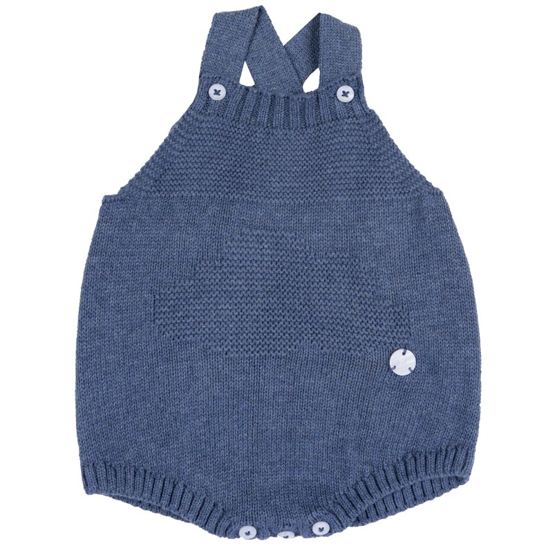 ROMPER SLEEVELESS - MEDIUM BLUE