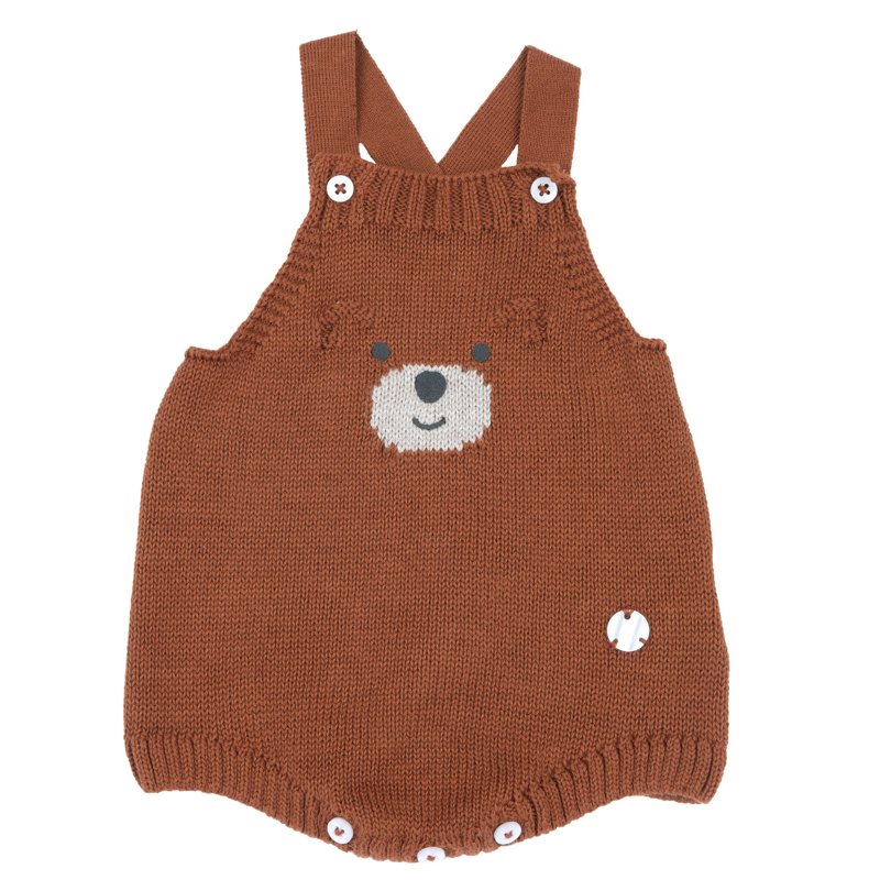 ROMPER SLEEVELESS - MEDIUM BROWN