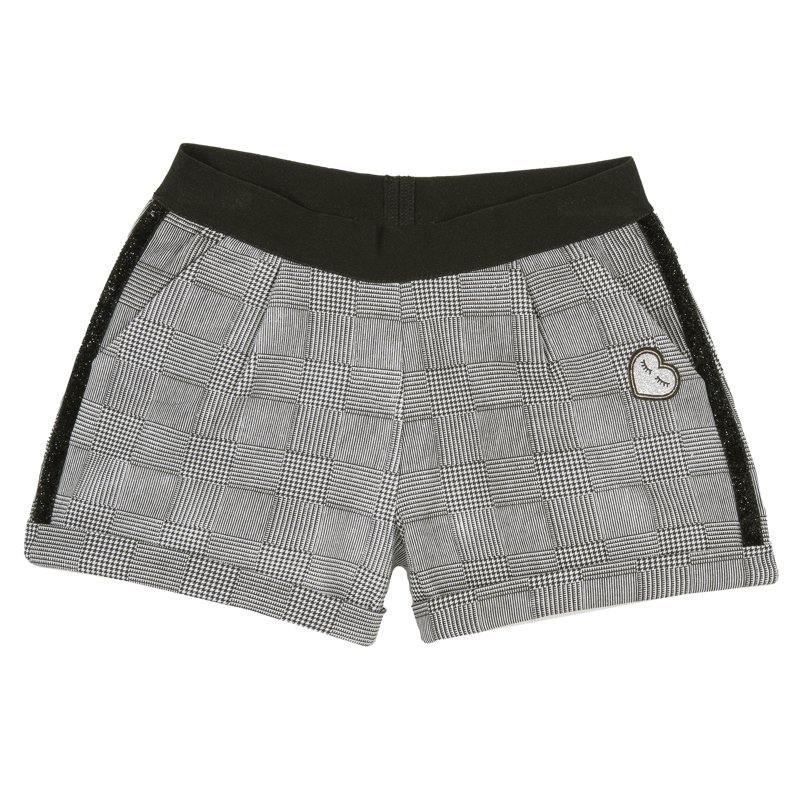 SHORTS - WHITE/BLACK