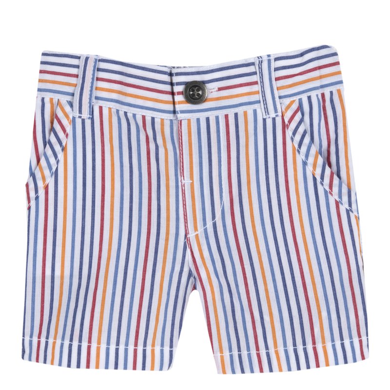 SHORTS - WHITE/BLUE