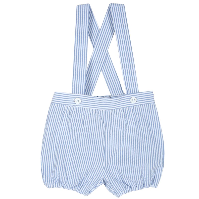 SHORTS - WHITE/LIGHT BLUE