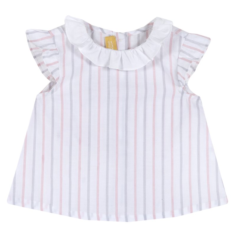 T-SHIRT SHORT SLEEVE - WHITE/PINK