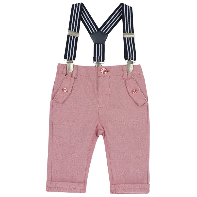 TROUSERS - MEDIUM RED